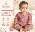 Premium Chikankari Cotton Baby Girls Co-Ord Set | Floral Full Sleeve Top & Harem Pants | Soft & Comfortable Ethnic Wear