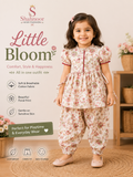 Premium Cotton Baby Girls Set | Floral Full Sleeve Top & Harem Pants | Soft & Comfortable Ethnic Wear (Copy)